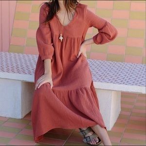 Sienna Oversized Maxi Dress